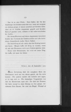 Erfurt, den 28. September 1903