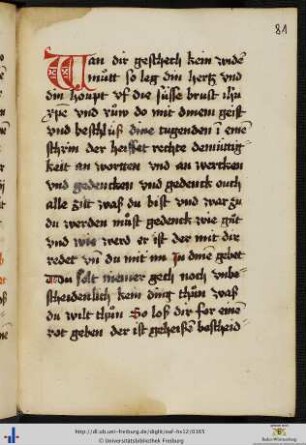 [81r - 82r] 2 mystische Texte.
