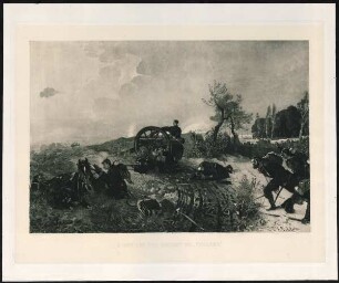 Scene aus dem Gefecht bei Vendôme : [Januar 1871]