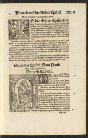 Die ander Epistel Sant Pauli Zu den Thessalonichern.