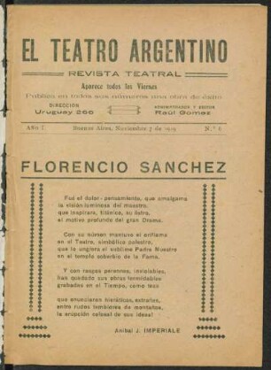 Florencio Sanchez