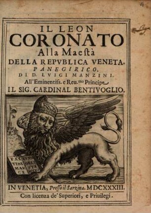 Il Leon Coronato