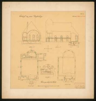 Dorfanlage Kirche mit Pfarrhaus: Heizungsanlage 1:100