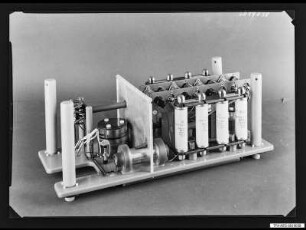 Hochspannungsanlage 60 KV HA1, Einschub geöffnet 4, Foto 1960