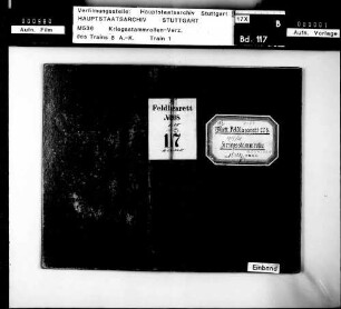 Kriegsstammrolle des Feldlazaretts 208