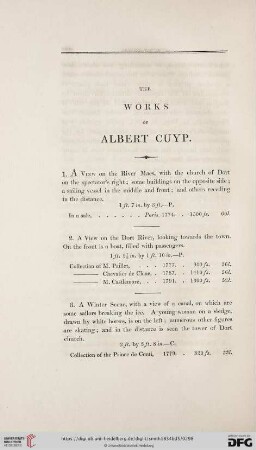The Works of Albert Cuyp