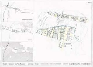 Wohnen im Havelland Schinkelwettbewerb 1994: Strukturpläne, Lageplan (Skizze)