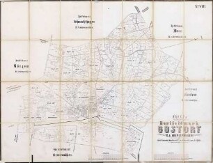 N° VIII; Charte von der Dorffeldmark Gostorf. D.A. Grevesmühlen.