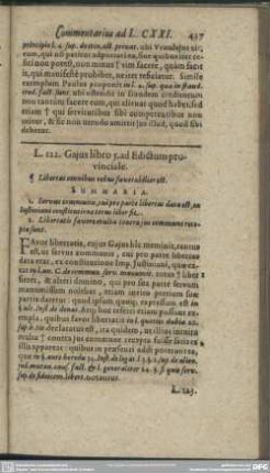 L. 122. Gaius libro 5. ad Edictum provinciale
