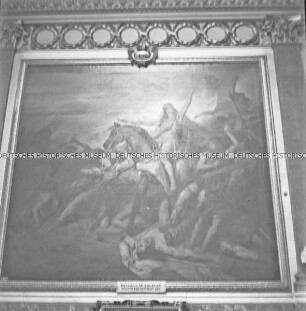 Gemälde (Bataille de Tolbiac) in der Schlachtengalerie in Schloss Versailles