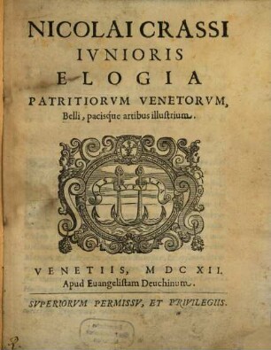 Elogia Patritiorum Venetorum