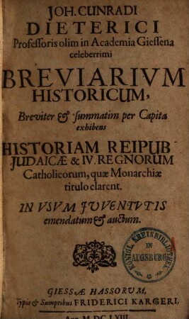 Breviarium historicum