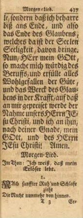 Morgen-Lied