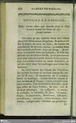 Songes Et Visions