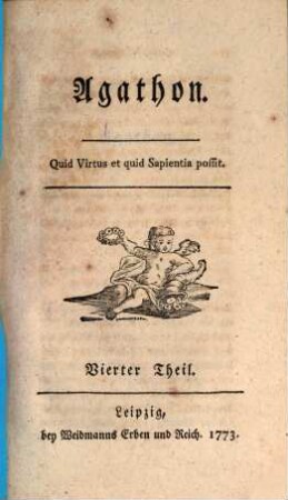 Agathon, Vierter Theil