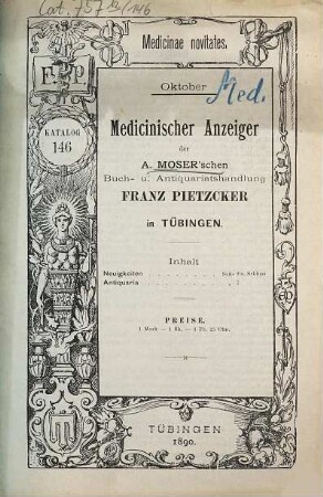 Katalog. 146. 1890