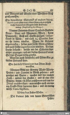 Wider das Zahn-Wehe