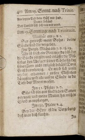 Am 19. Sonntage nach Trinitatis. - Am 25. Sonntage nach Trinitatis.