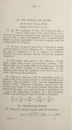 On the motion of fluids.