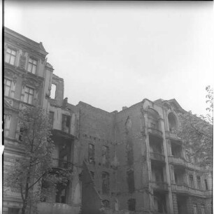 Negativ: Ruine, Winterfeldtstraße 48, 1951