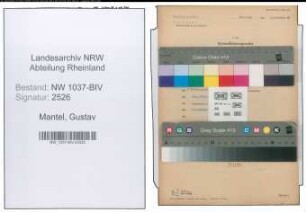 Entnazifizierung Gustav Mantel , geb. 31.01.1889 (Konrektor)