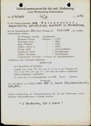 Weissbecker, Anna