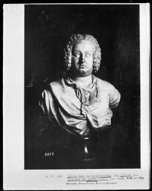 Büste des Münchner Hofarchitekten Joseph Effner