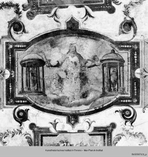 Deckenfresko mit Grotesken und mythologischen Episoden - affreschi con le grottesche ed episodi mitologici
