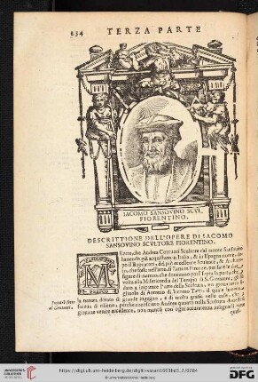Descrittione dell'Opere di Iacomo Sansovino Scultore fiorentino