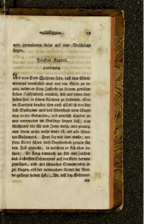 Fünftes Kapitel. Fortsetzung.