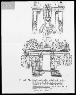 Entwurf zum Juliusgrabmal, Rekonstruktion nach dem Entwurf von 1513