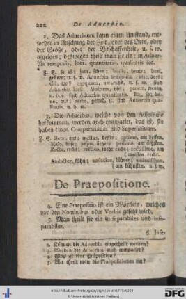 De Praepositione.