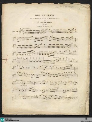 Duo brillant sur les motifs de Lucie de Lammermoor : Op. 86