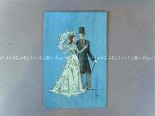 Wandbild: Mode um 1870