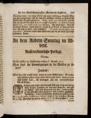 707-716, An dem Andern Sonntag im Advent