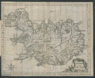 Landkarte von Island