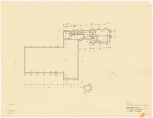 Evangelisches Gemeindezentrum, Herford: Grundriss Kellergeschoss 1:100