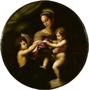 Die Madonna mit dem Spruchband