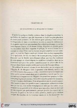 Chapitre III: Les spoliateurs et la spolation du tombeau