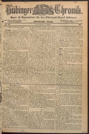 12. Oktober (Nro. 238) - 17. Oktober (Nro. 243)