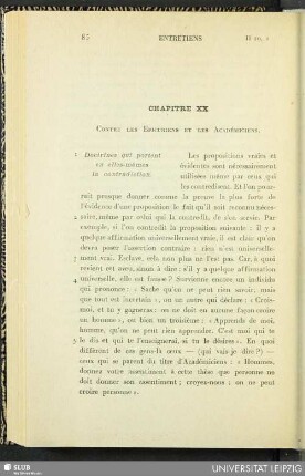 Chapitre XX. Contre les epicuriens et les académiciens