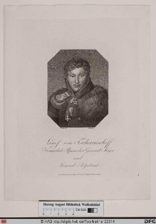 Bildnis Alexander Iwanowitsch Tschernyschew (1826 Graf, 1841 Fürst)