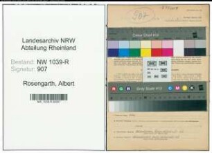 Entnazifizierung Albert Rosengarth , geb. 17.01.1907 (Heizungsbaumeister)