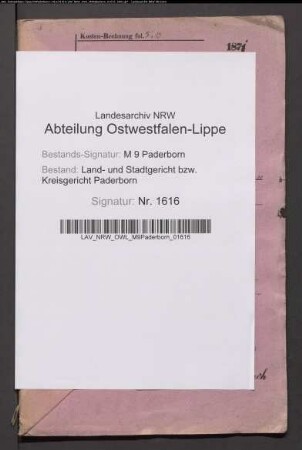 Erblasser: Brockmann, Johann; Erblasser: Brockmann, Gertrud, geb. Jacobs: