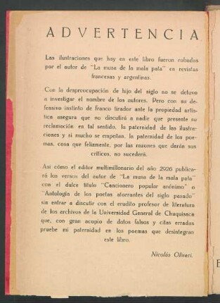 Advertencia