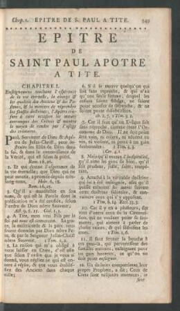 Epitre De Saint Paul Apotre A Tite