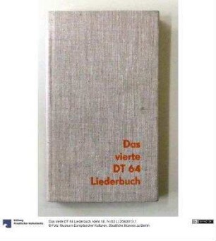 Das vierte DT 64 Liederbuch