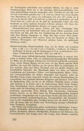 222-223 [Rezension] A - G