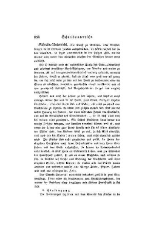 Schreib-Unterricht