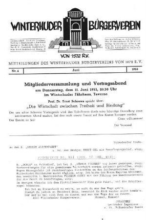 Nr. 6, Juni 1953